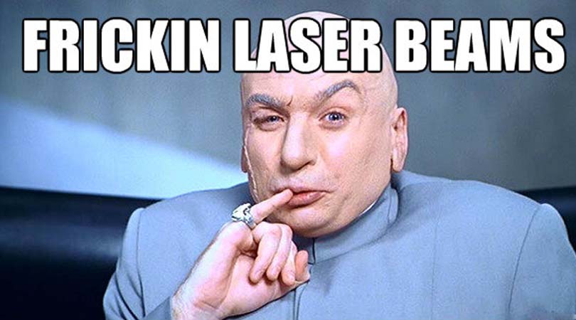 Image result for dr evil laser